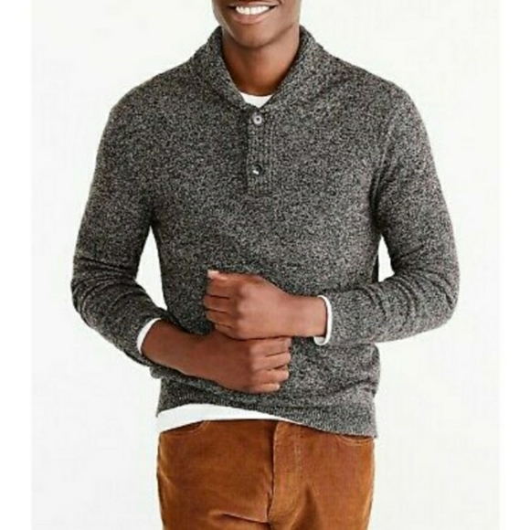 J Crew Shawl Collar Sweater Supersoft 